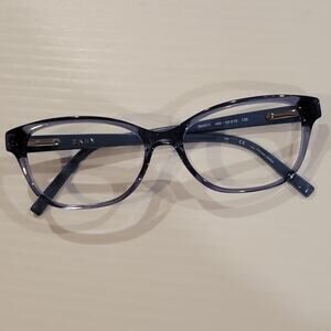DKNY Eyeglasses Frame DK5011 400 Women Blue Cat Eye Full Rim 52-15-135